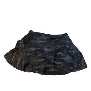 Athleta Black Camouflage Skort